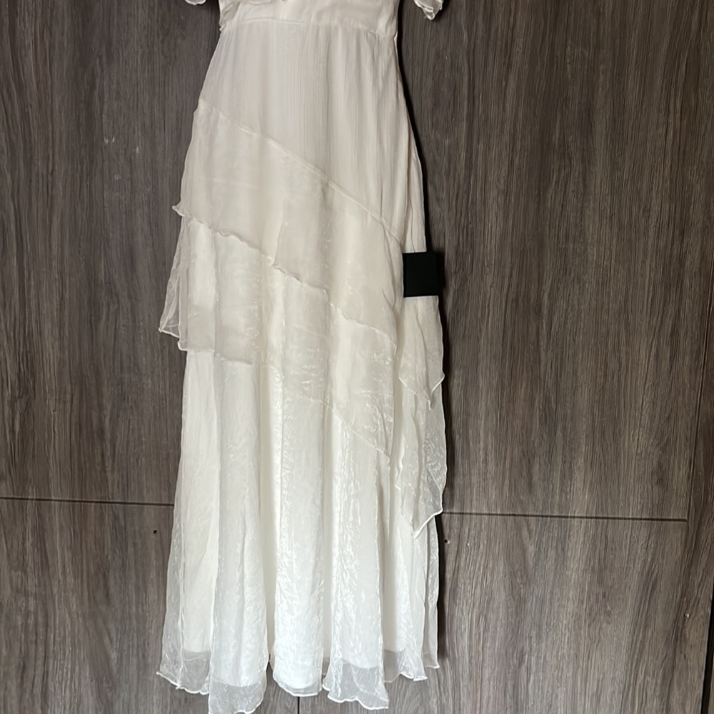 Lulu’s Ruffles White dress - Picture 6 of 16
